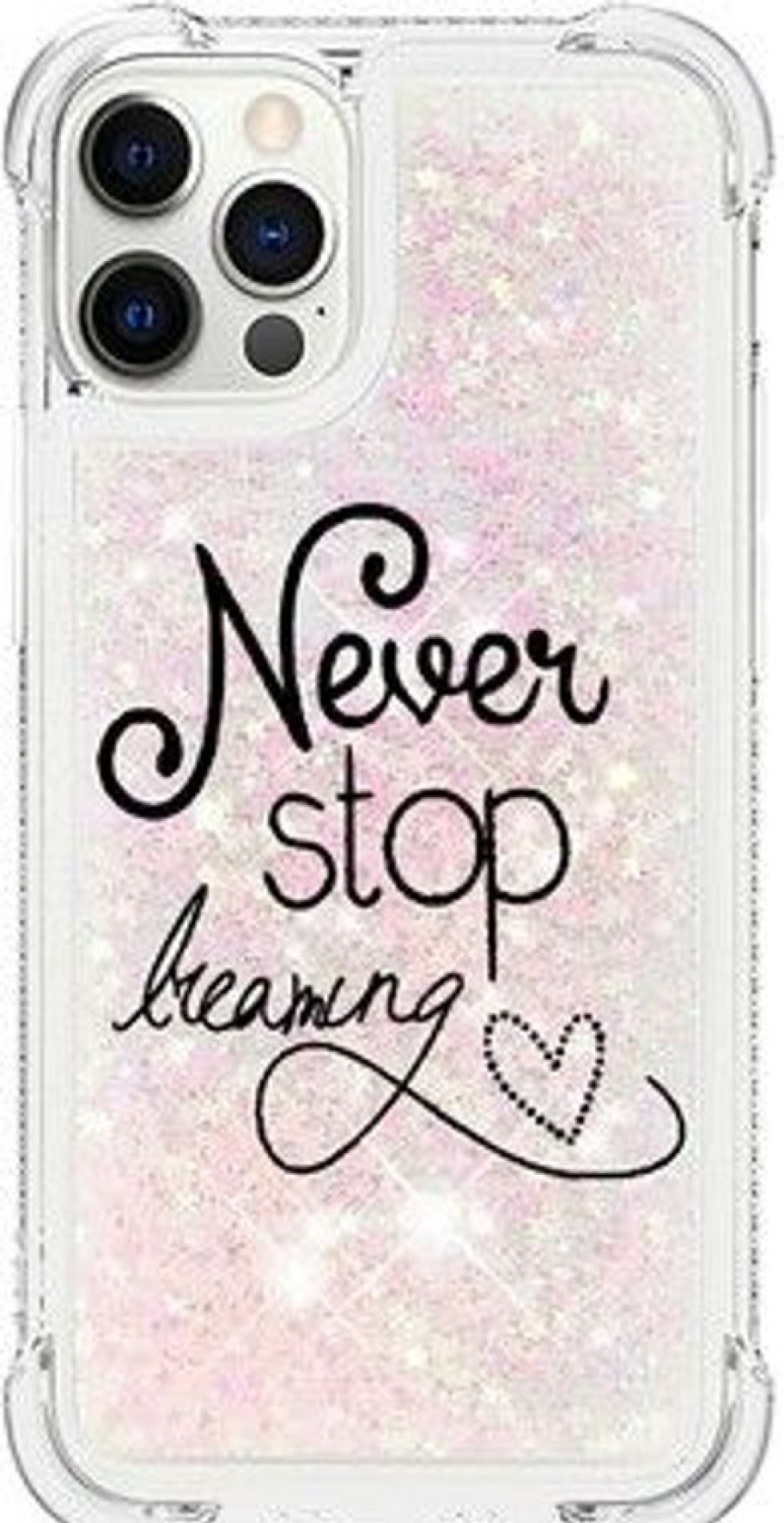 Iphone Trolsk Kuoret & Kotelot | Trolsk Liquid Glitter Case - Dreaming (Iphone 12/12 Pro)