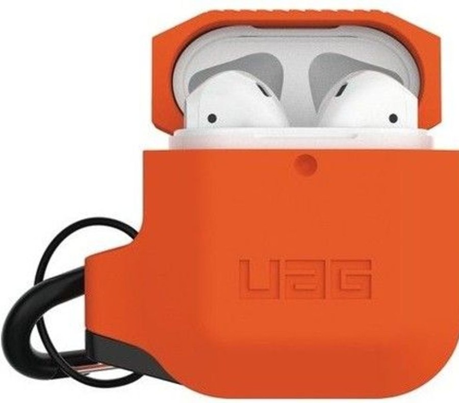 Airpods UAG Kotelot | Uag Silicone Case (Airpods) - Oranssi/Harmaa