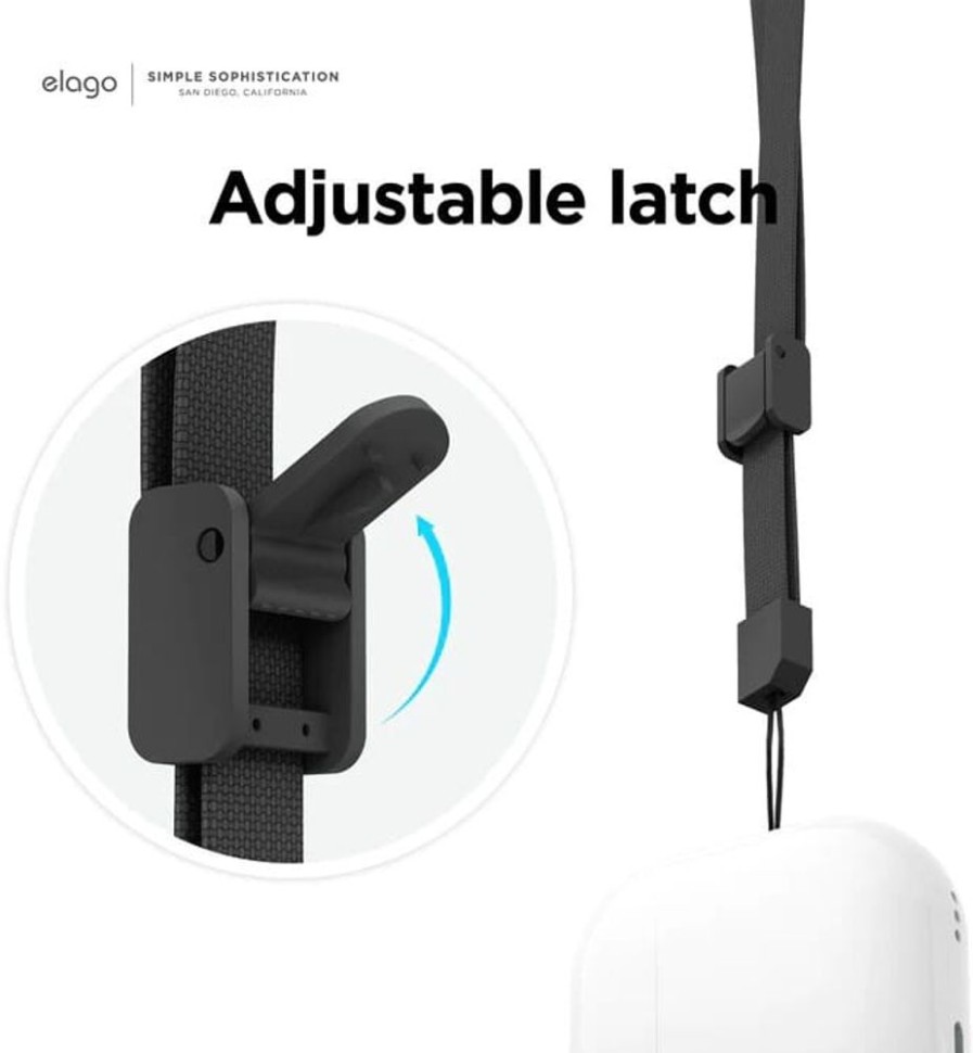 Airpods Elago Kotelot | Elago Silicone Basic Case Kaulanauhalla (Airpods Pro 2)