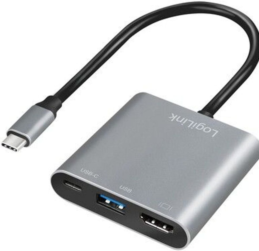 Mac LogiLink Haaroittimet | Logilink Usb-C Hdmi/Usb-A/Usb-C Pd 4K/60Hz