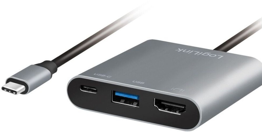 Mac LogiLink Haaroittimet | Logilink Usb-C Hdmi/Usb-A/Usb-C Pd 4K/60Hz