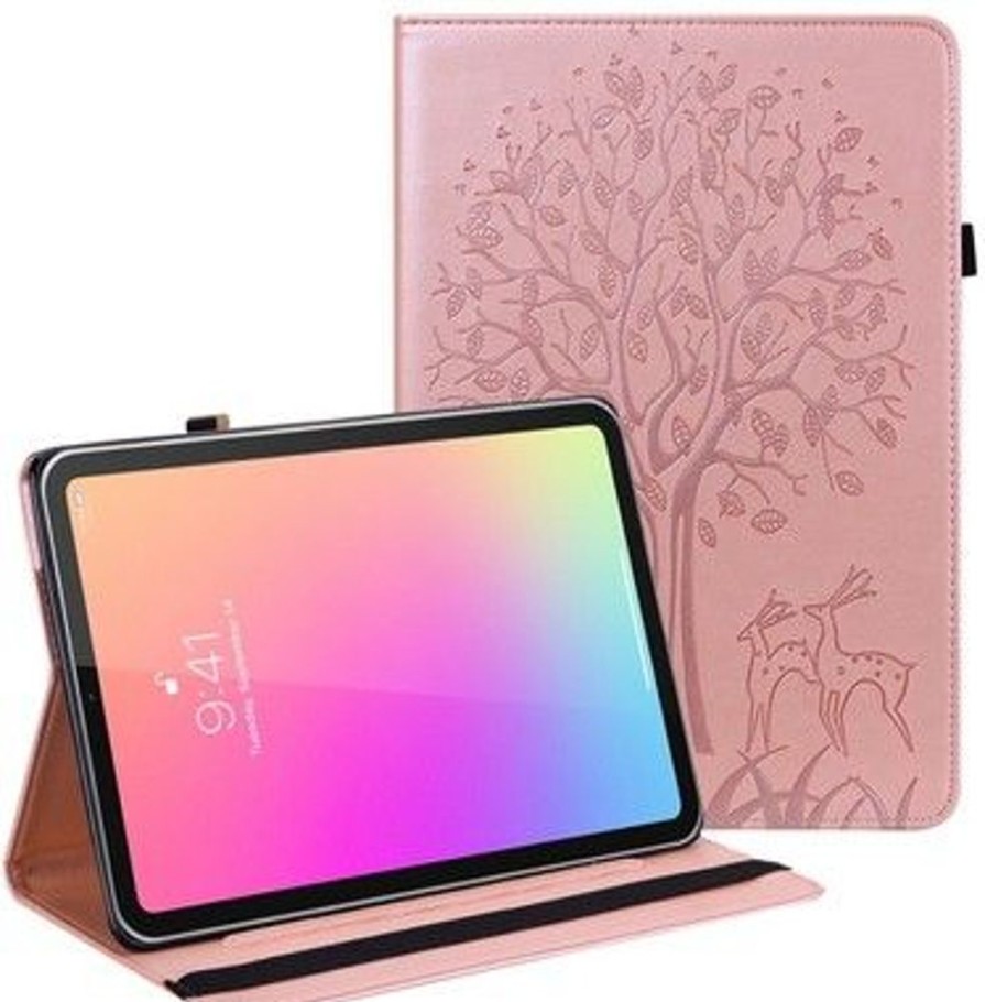 Ipad Trolsk Kuoret & Kotelot | Trolsk Imprint Tree & Deer Cover (Ipad Mini 6)