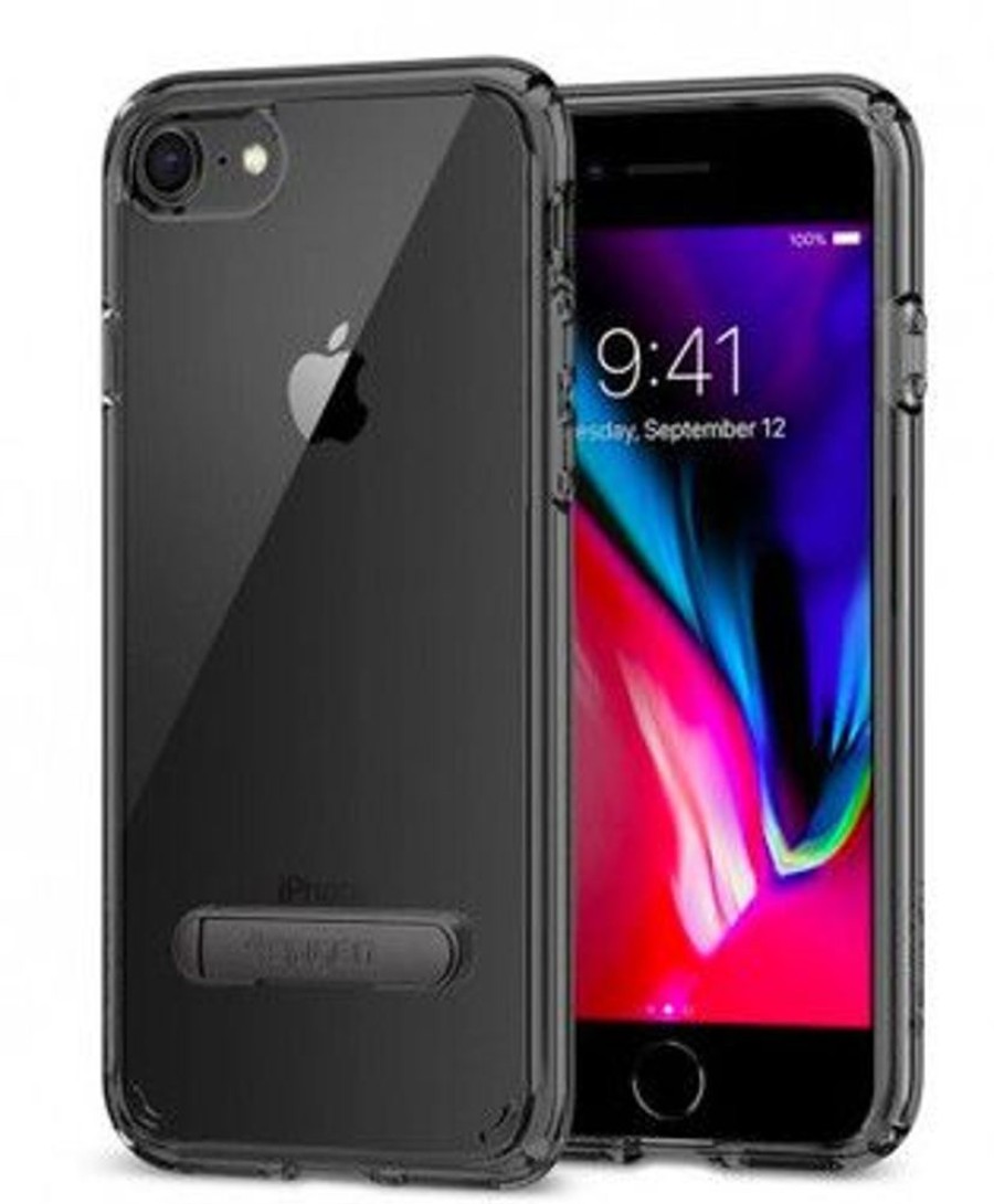 Iphone Spigen Kuoret & Kotelot | Spigen Ultra Hybrid S (Iphone Se3/Se2/8/7) - Gagatsvart