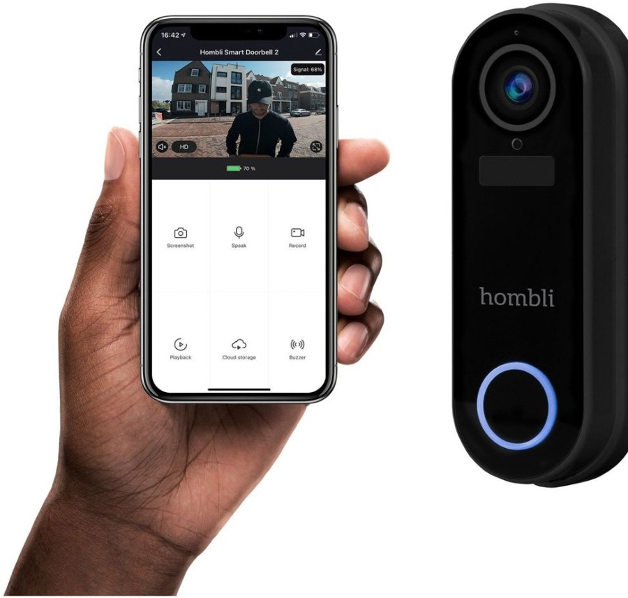 Alykkaat Kodit Hombli Soittokellot | Hombli Smart Doorbell 2 -Aloituspaketti