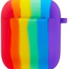 Airpods Trolsk Kotelot | Trolsk Rainbow Silicone Skin With Hook (Airpods 1/2)