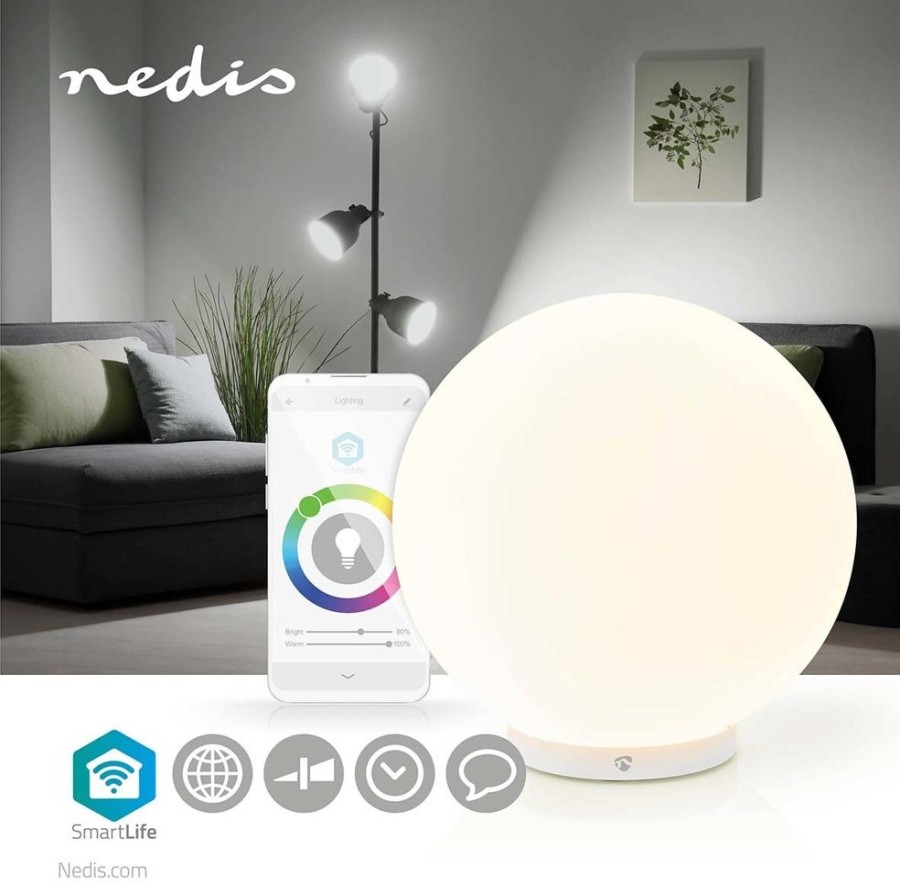 Alykkaat Kodit Nedis Valaistus | Nedis Smartlife Wi-Fi Smart Mood Light