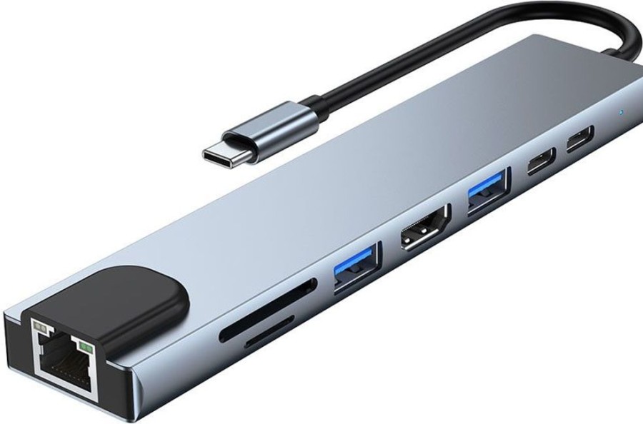 Mac Lippa Haaroittimet | Lippa 8-In-1 87W Usb-C Hub