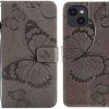 Iphone Trolsk Lastentarvikkeet | Trolsk Imprint Big Butterfly -Lompakko (Iphone 14 Plus)