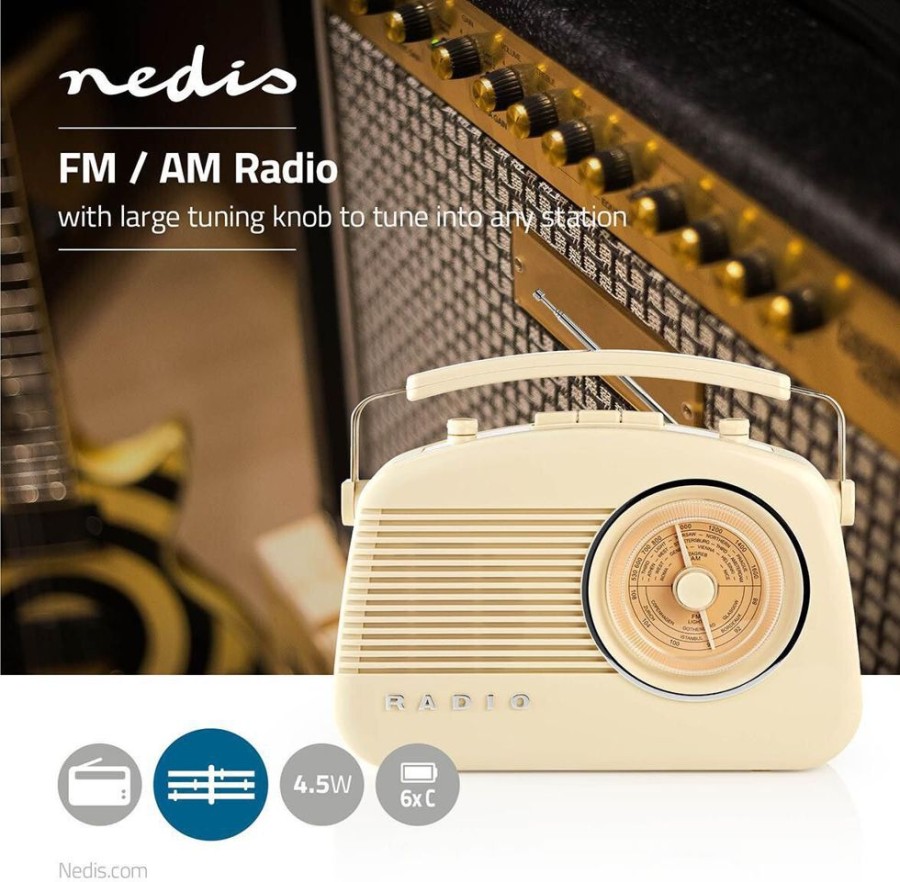 Iphone Nedis Kaiuttimet | Nedis Fm / Am Radio With Tuning Knob