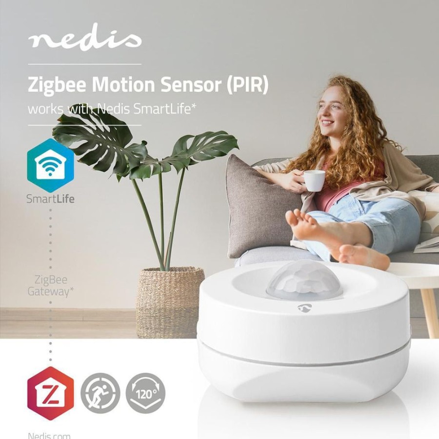 Alykkaat Kodit Nedis Sensorit | Nedis Smartlife Zigbee -Liiketunnistin