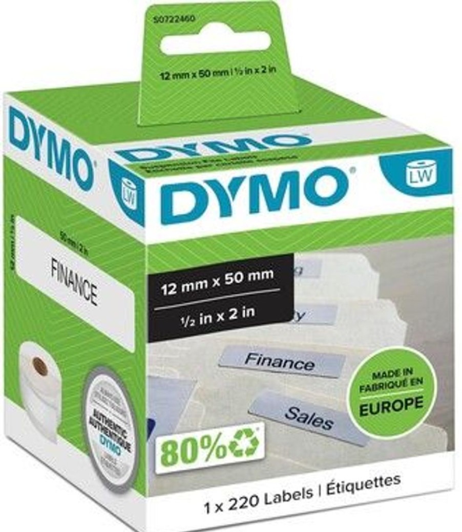 Mac Dymo Mac Pro | Dymo Suspens File Labels 12X50Mm (220St)