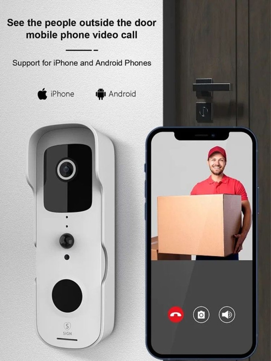 Alykkaat Kodit SiGN Soittokellot | Sign Smart Video Doorbell Kameralla 1080P