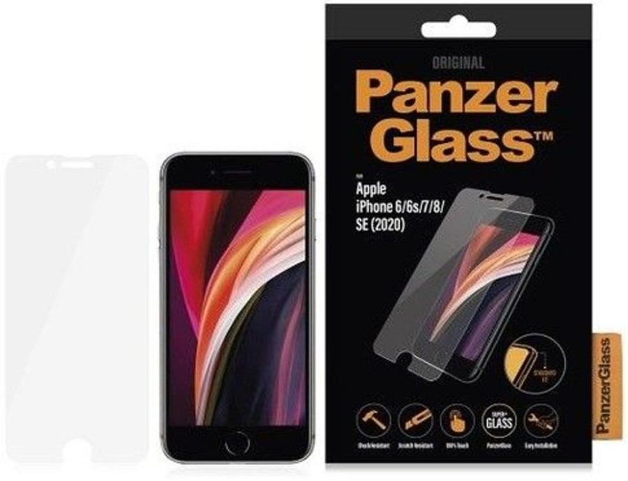 Iphone PanzerGlass Naytonsuojat | Panzerglass Standard Fit (Iphone Se2/8/7/6)