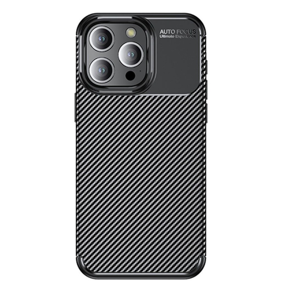 Iphone Trolsk Kuoret & Kotelot | Trolsk Carbon Texture Case (Iphone 15 Pro)