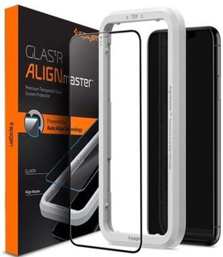 Iphone Spigen Naytonsuojat | Spigen Glas.Tr Alignmaster Full Coverage (Iphone 11 Pro Max)