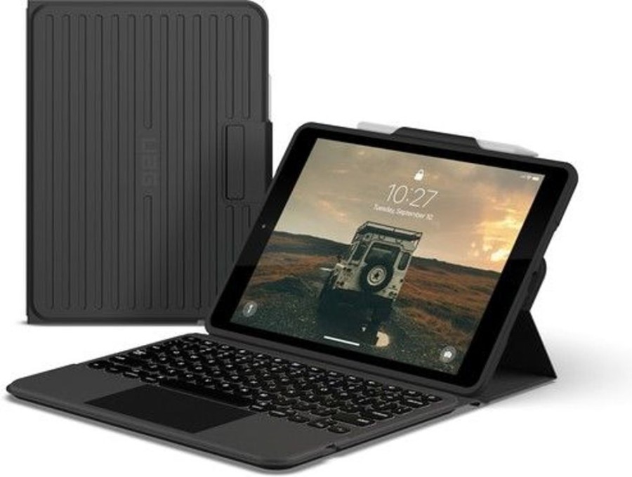 Ipad UAG Kuoret & Kotelot | Uag Rugged Bluetooth-Nappaimisto Ohjauslevylla (Ipad 10,2)