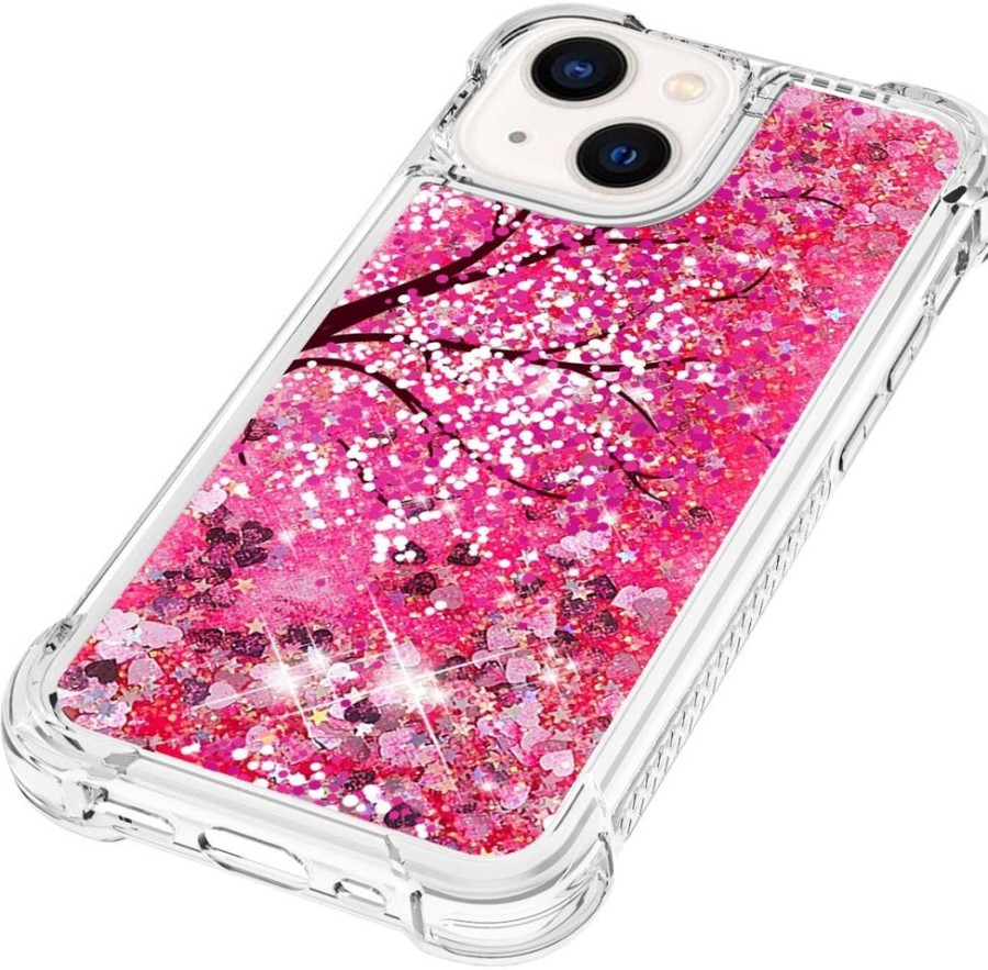 Iphone Trolsk Kuoret & Kotelot | Trolsk Liquid Glitter Case - Pink (Iphone 15 Plus)