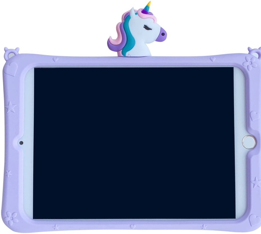 Ipad Trolsk Vanhemmat Laitteet | Trolsk Kids Case Hihnalla - Cute Purple Unicorn (Ipad 10,9 (2022))