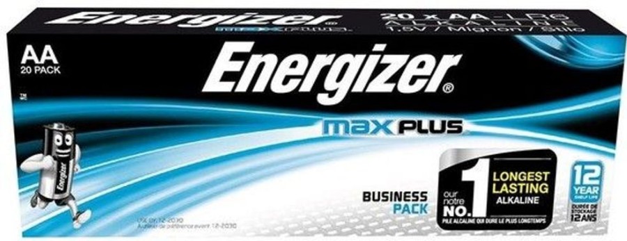 Alykkaat Kodit Energizer Akut | Energizer Max Plus Aa-Paristot 20 Kpl