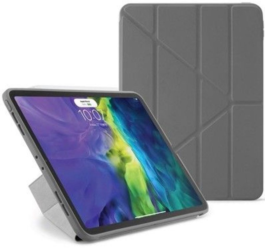 Ipad Pipetto Kuoret & Kotelot | Pipetto Origami Case Tpu (Ipad Pro 11 (2020)) - Harmaa