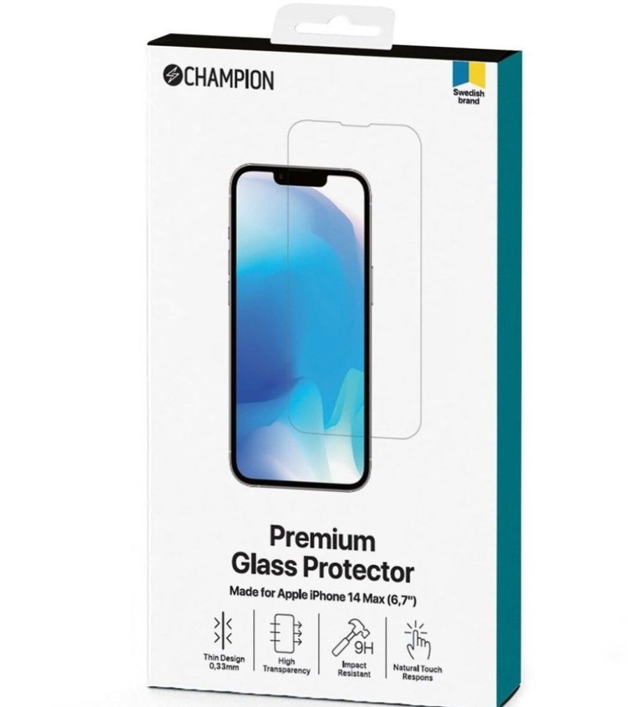 Iphone Champion Naytonsuojat | Champion Tempered Glass (Iphone 14 Plus)