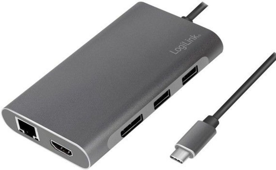 Mac LogiLink Haaroittimet | Logilink Usb 3.2 Gen 1 Usb-C Docking Station 8-Porttinen