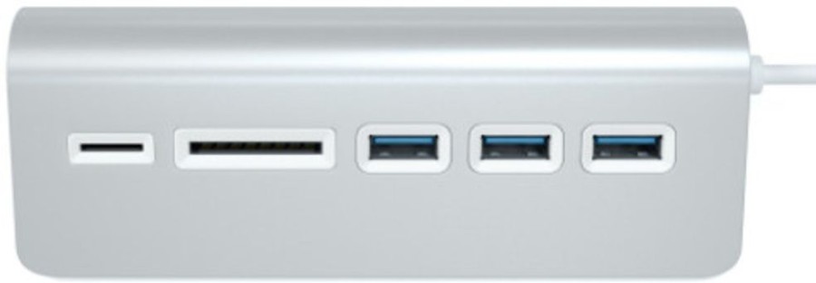 Mac Satechi Haaroittimet | Satechi Usb-A Aluminium Usb 3.0 Hub & Card Reader