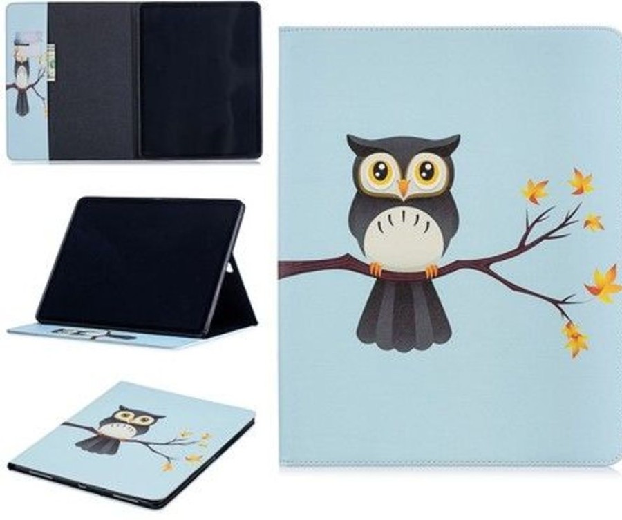 Ipad Trolsk Kuoret & Kotelot | Trolsk Cute Wallet Folio - Owl (Ipad Pro 12,9 (2018))