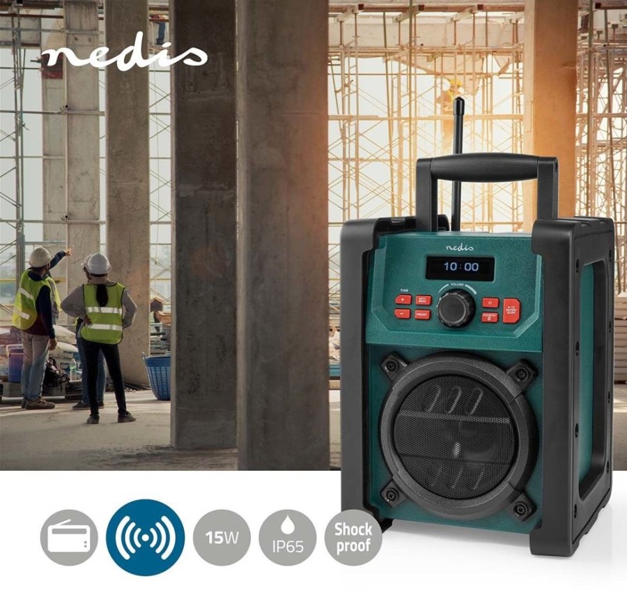 Iphone Nedis Bluetooth | Nedis Jobsite Dab+ / Fm Radio With Bluetooth