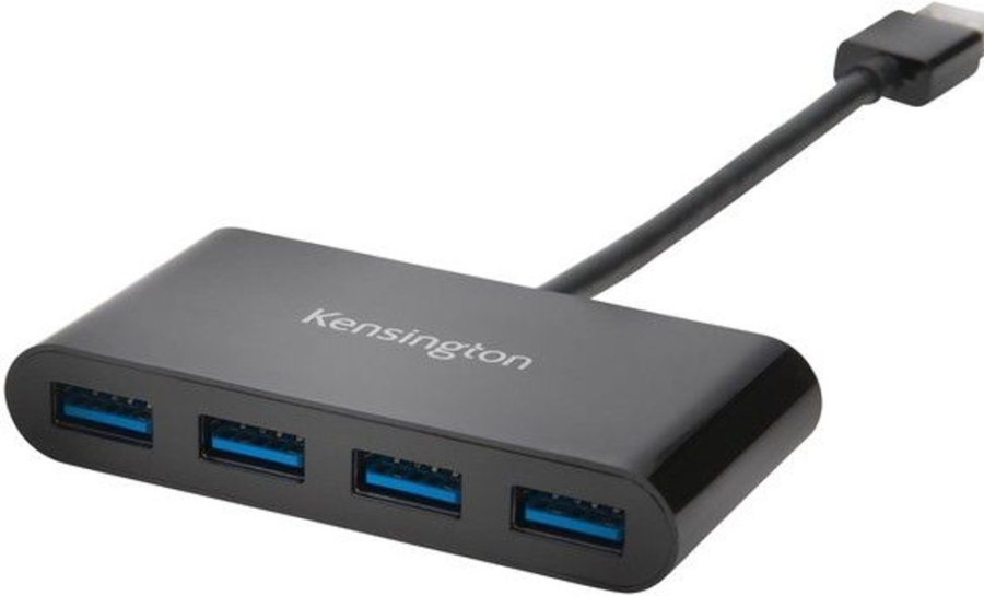 Mac Kensington Haaroittimet | Kensington Uh4000 4-Porttinen Usb-A-Keskitin