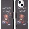 Iphone Trolsk Kuoret & Kotelot | Trolsk Don'T Touch My Phone Wallet (Iphone 15)