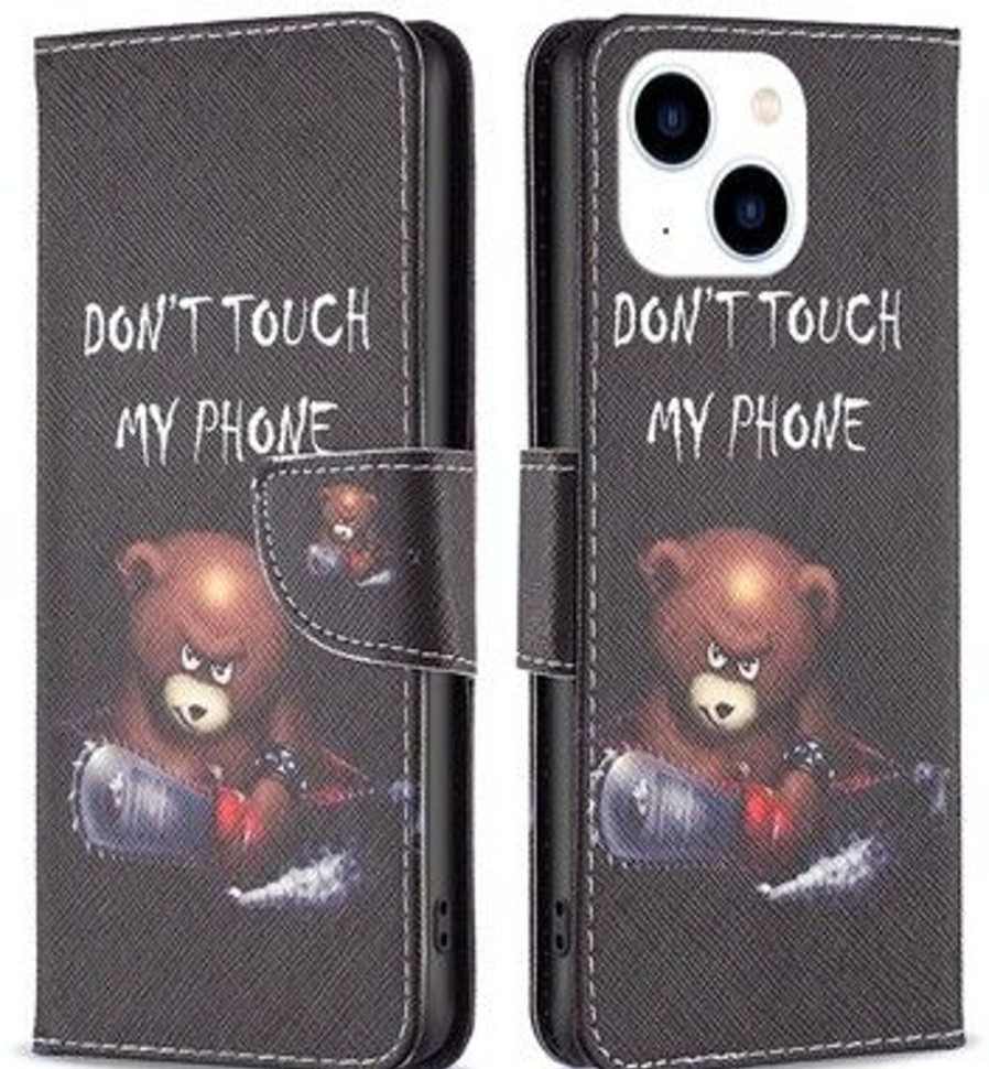 Iphone Trolsk Kuoret & Kotelot | Trolsk Don'T Touch My Phone Wallet (Iphone 15)