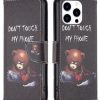 Iphone Trolsk Kuoret & Kotelot | Trolsk Don'T Touch My Phone Wallet (Iphone 15 Pro)