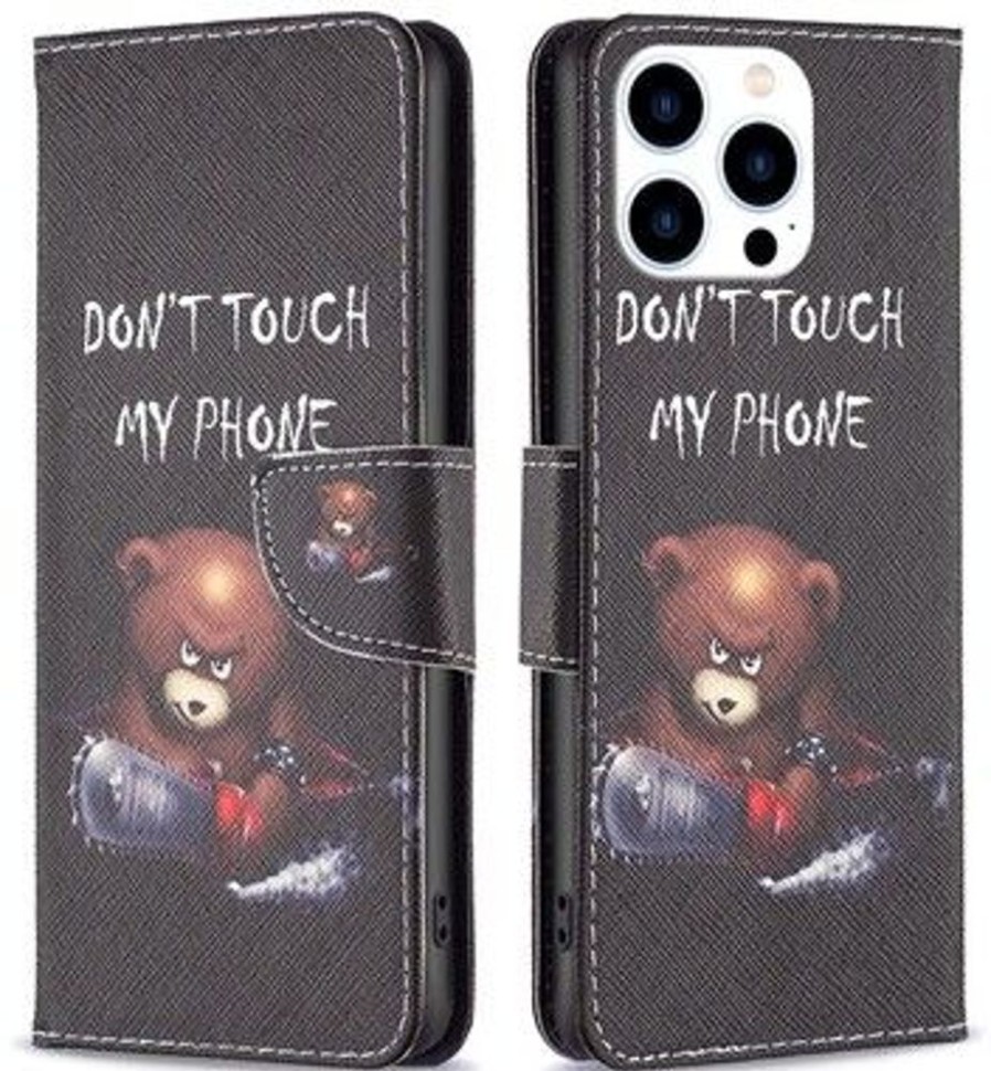 Iphone Trolsk Kuoret & Kotelot | Trolsk Don'T Touch My Phone Wallet (Iphone 15 Pro)