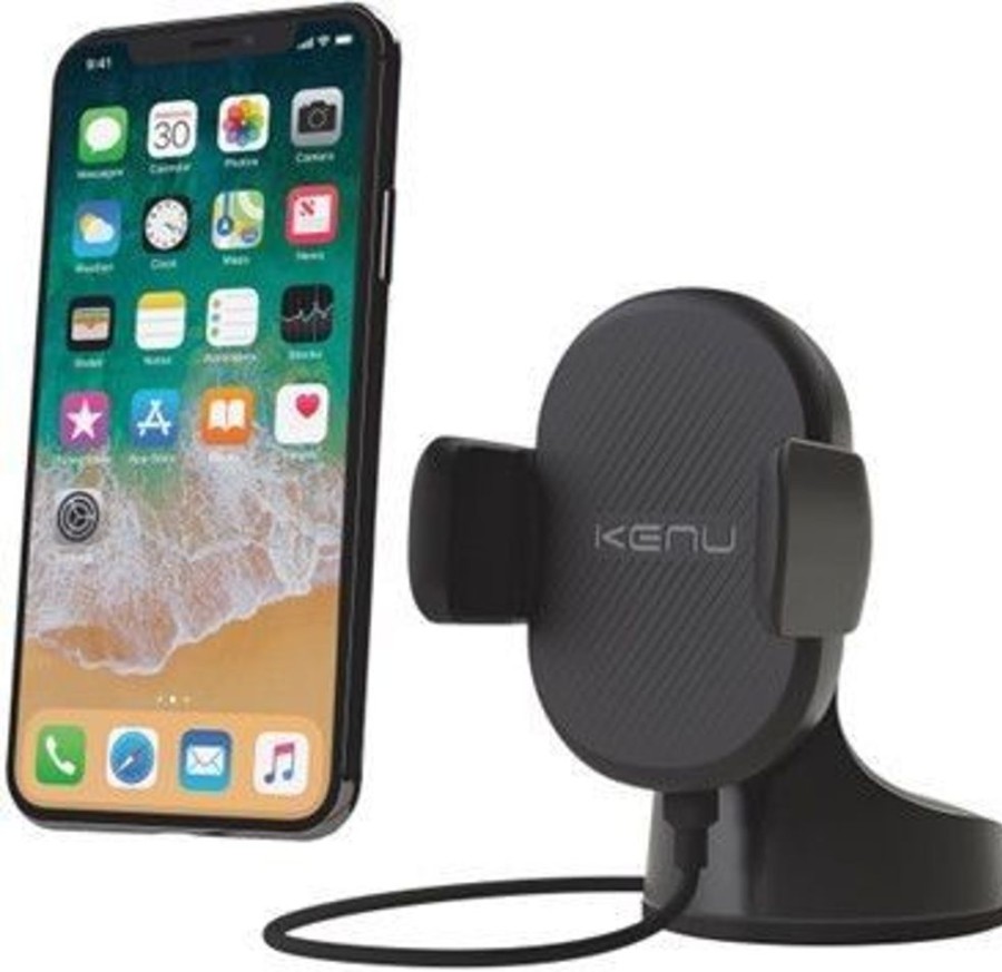 Iphone Kenu Telineet | Kenu Airbase Wireless 10W Suction Mount