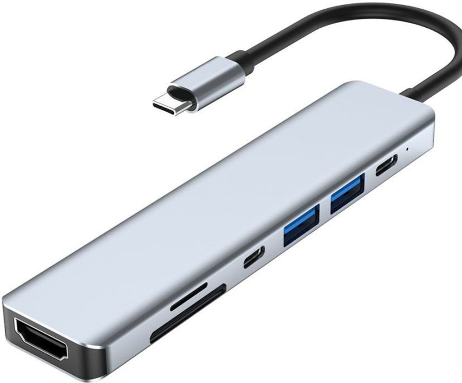 Mac Lippa Haaroittimet | Lippa 7-In-1 87W Usb-C Hub