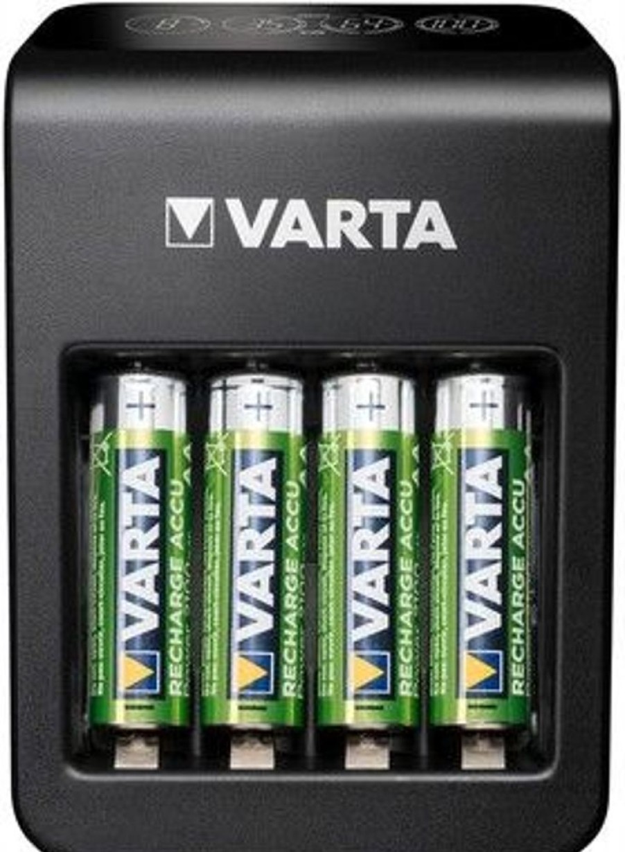 Alykkaat Kodit Varta Akut | Varta Lcd -Pistokeliitanta + Aa / Aaa / 9V + Usb, Sis. 4Xaa