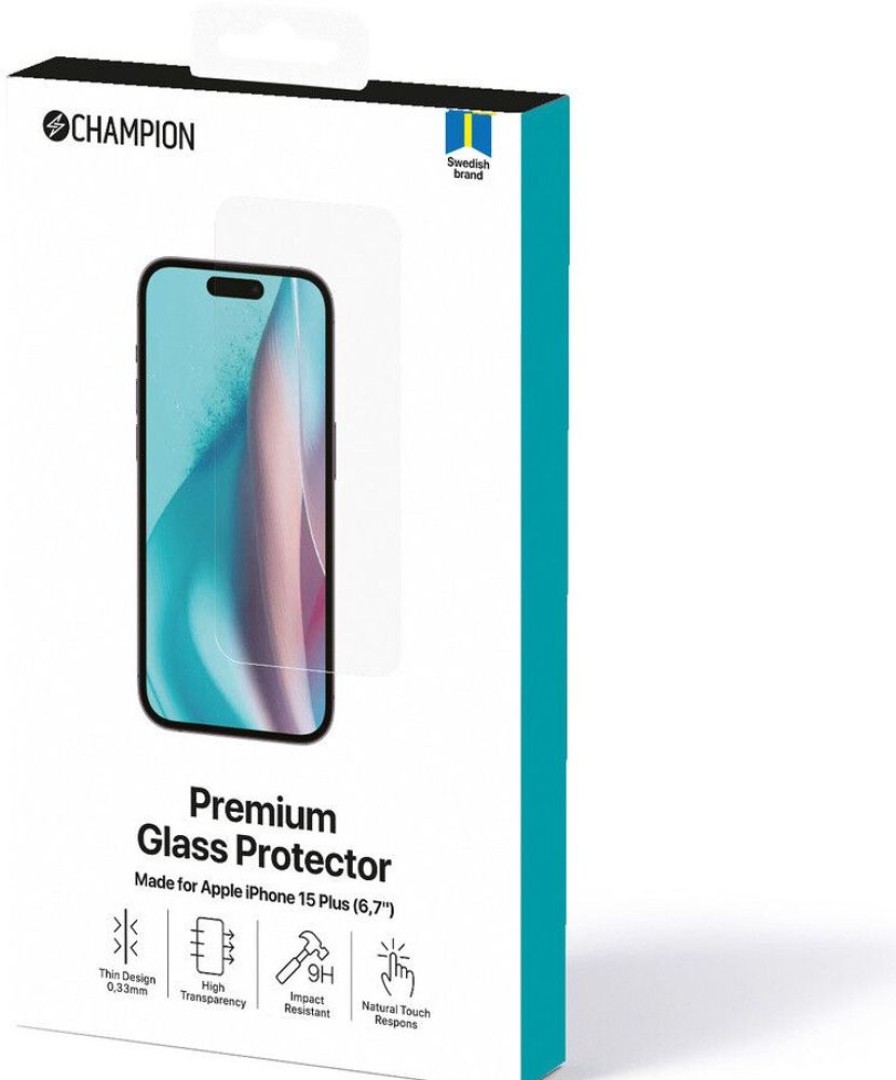 Iphone Champion Naytonsuojat | Champion Tempered Glass (Iphone 15 Plus)