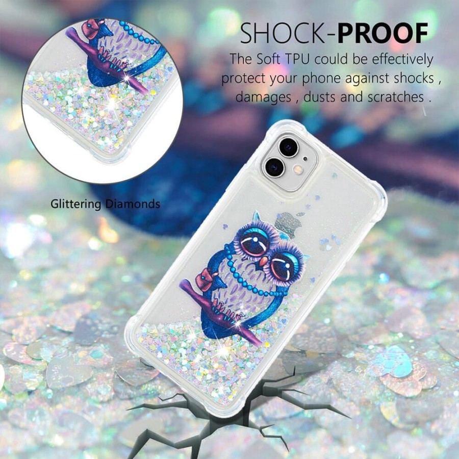 Iphone Trolsk Kuoret & Kotelot | Trolsk Liquid Glitter Case - Pollo (Iphone 11)