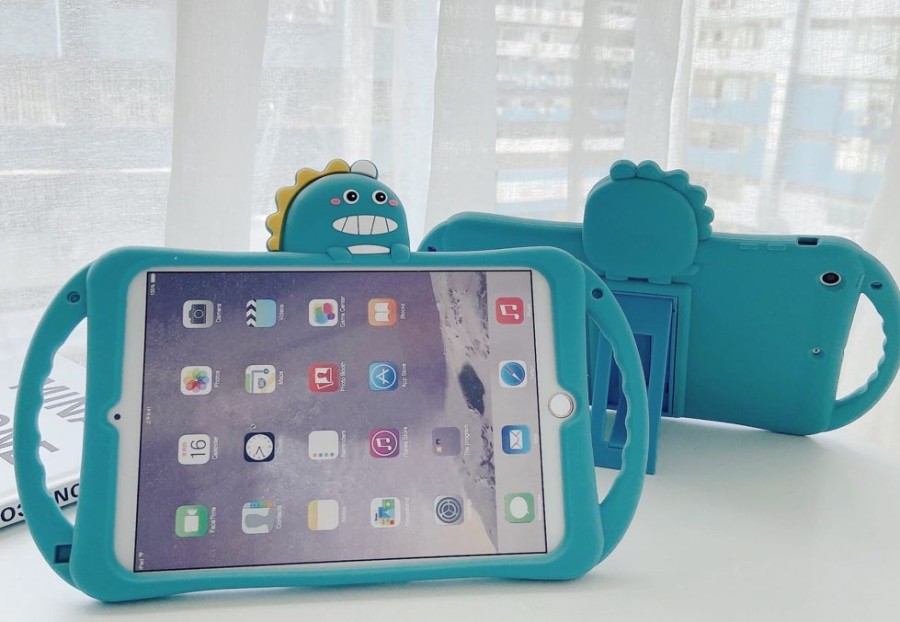 Ipad Trolsk Vanhemmat Laitteet | Trolsk Kids Case Hihnalla - Dino (Ipad 10,9 (2022))