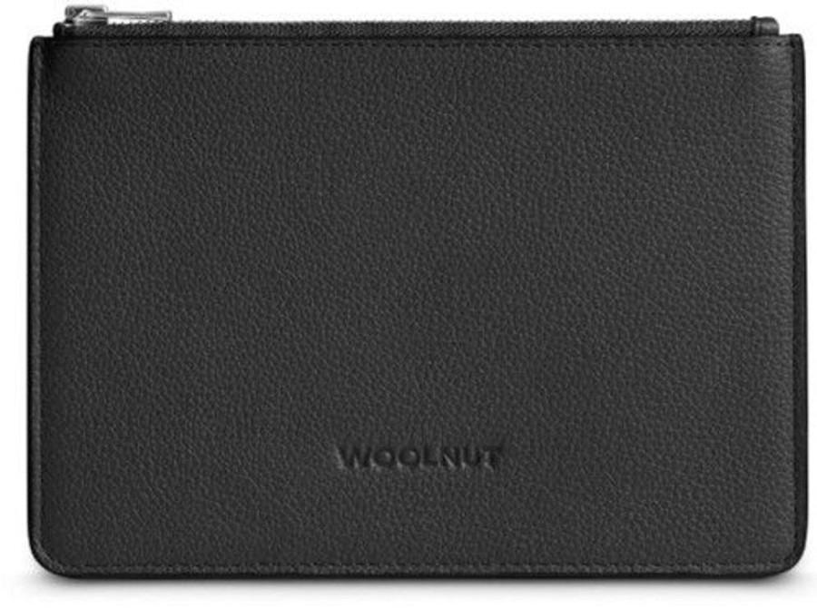 Kotitoimisto Woolnut Kaapelien Hallinta | Woolnut Leather Pouch (Flat)