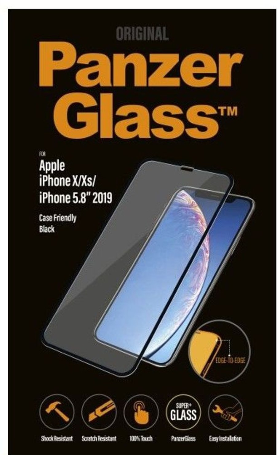 Iphone PanzerGlass Naytonsuojat | Panzerglass Curved Edges Glass (Iphone 11 Pro/X/Xs)