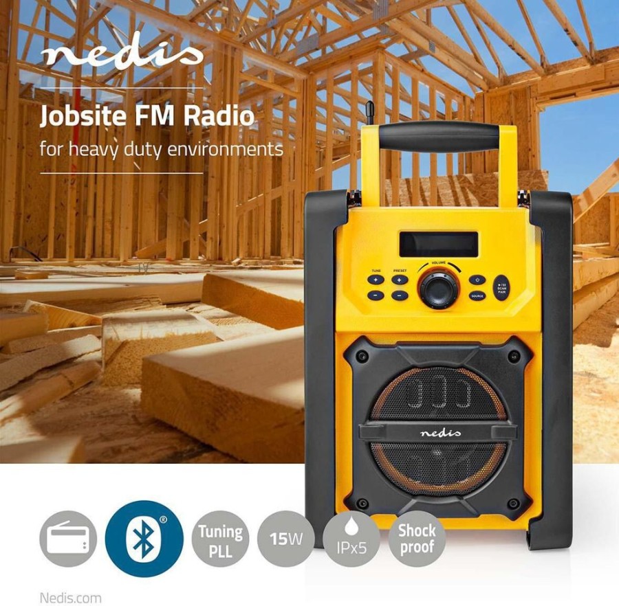 Iphone Nedis Kaiuttimet | Nedis Jobsite Fm-Radio