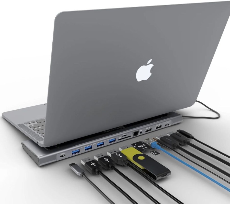 Mac XtremeMac Haaroittimet | Xtrememac Usb-C Docking Hub Station - 12 Porttia