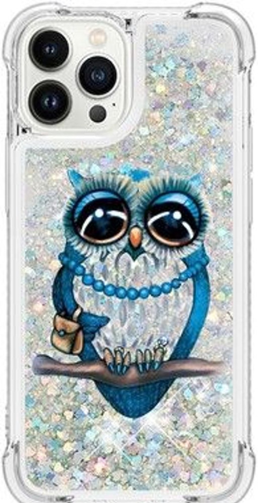 Iphone Trolsk Kuoret & Kotelot | Trolsk Liquid Glitter Case - Pollo (Iphone 13 Pro Max)