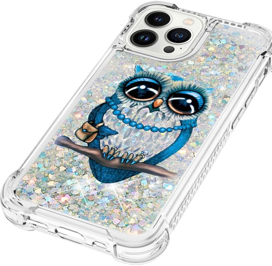 Iphone Trolsk Kuoret & Kotelot | Trolsk Liquid Glitter Case - Pollo (Iphone 13 Pro Max)