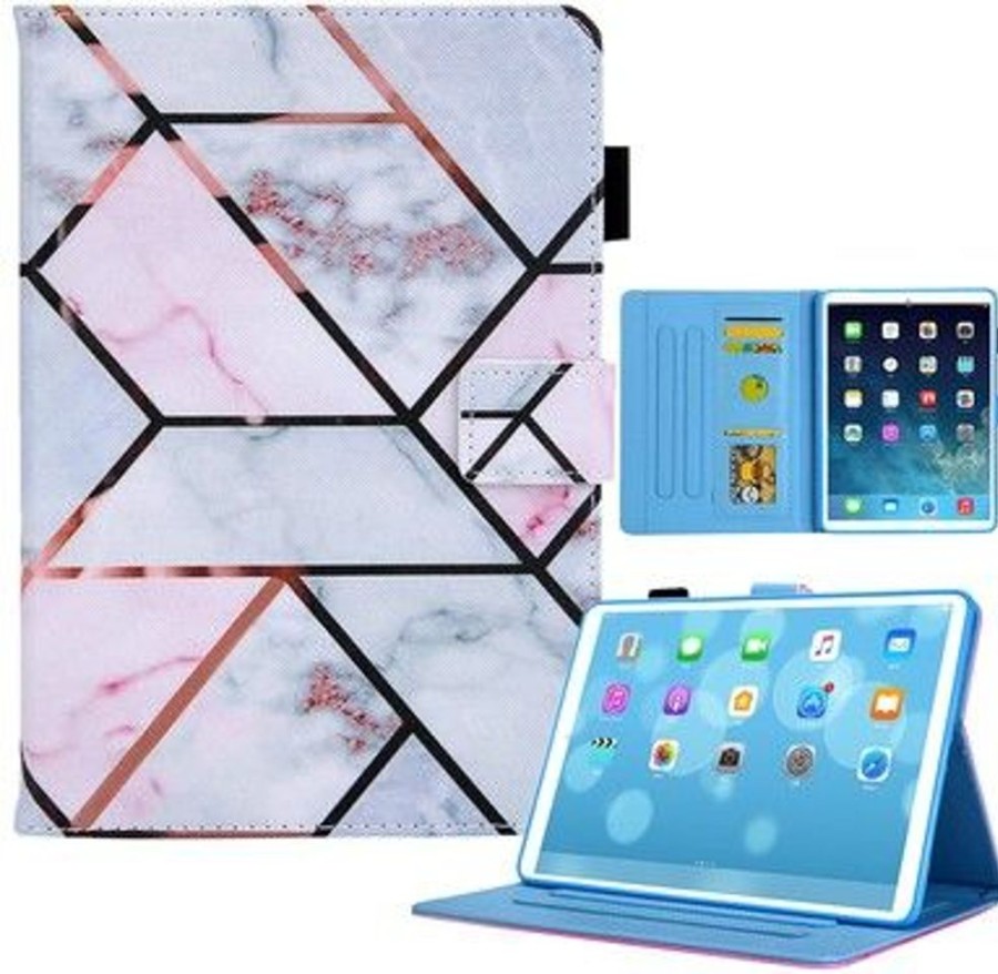 Ipad Trolsk Kuoret & Kotelot | Trolsk Wallet Folio - Marble (Ipad Mini 6)