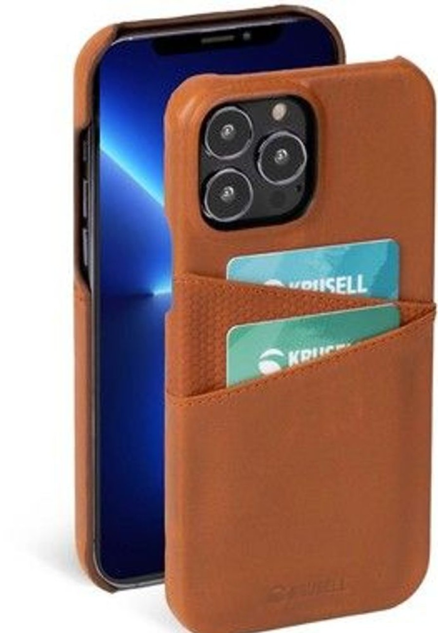 Iphone Krusell Kuoret & Kotelot | Krusell Cardcover Leather (Iphone 13 Pro Max)