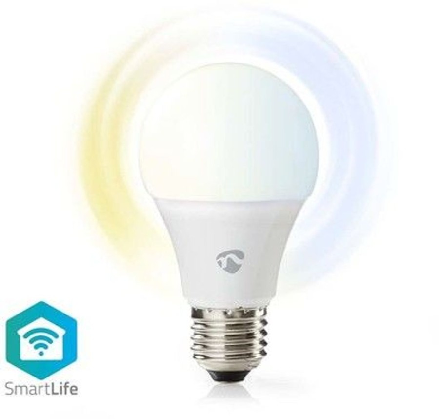 Alykkaat Kodit Nedis Valaistus | Nedis Smartlife Wi-Fi Smart Led-Lamppu E27 9W 2700-6500K