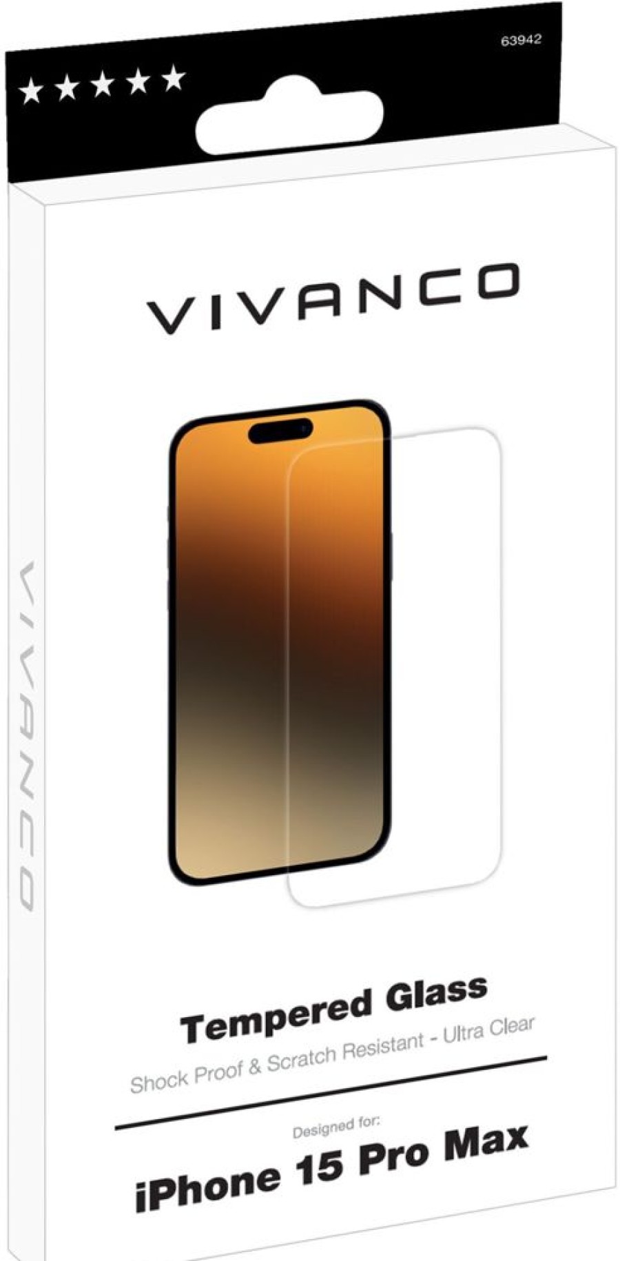 Iphone Vivanco Naytonsuojat | Vivanco Tempered Glass (Iphone 15 Pro Max)